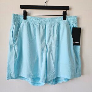 NWT LULULEMON CYNB Cyan Blue Pace Breaker Shorts 7" Lined Men's XXL